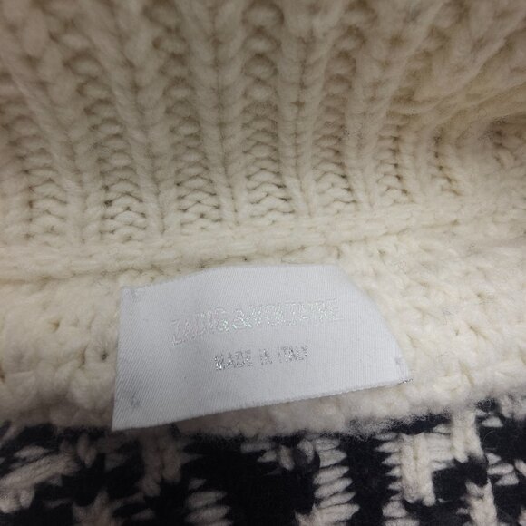 Zadig & Voltaire Monochrome Graphic Cardigan - Picture 10 of 11